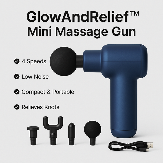 GlowAndRelief™ Mini Massage Gun